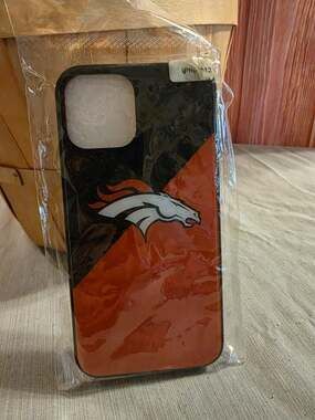 New NIB Denver Broncos iPhone 12 Phone Case - NFL Football Logo